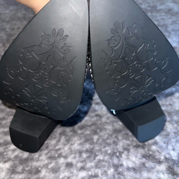 Black Studded Booties - Picture 3 of 3